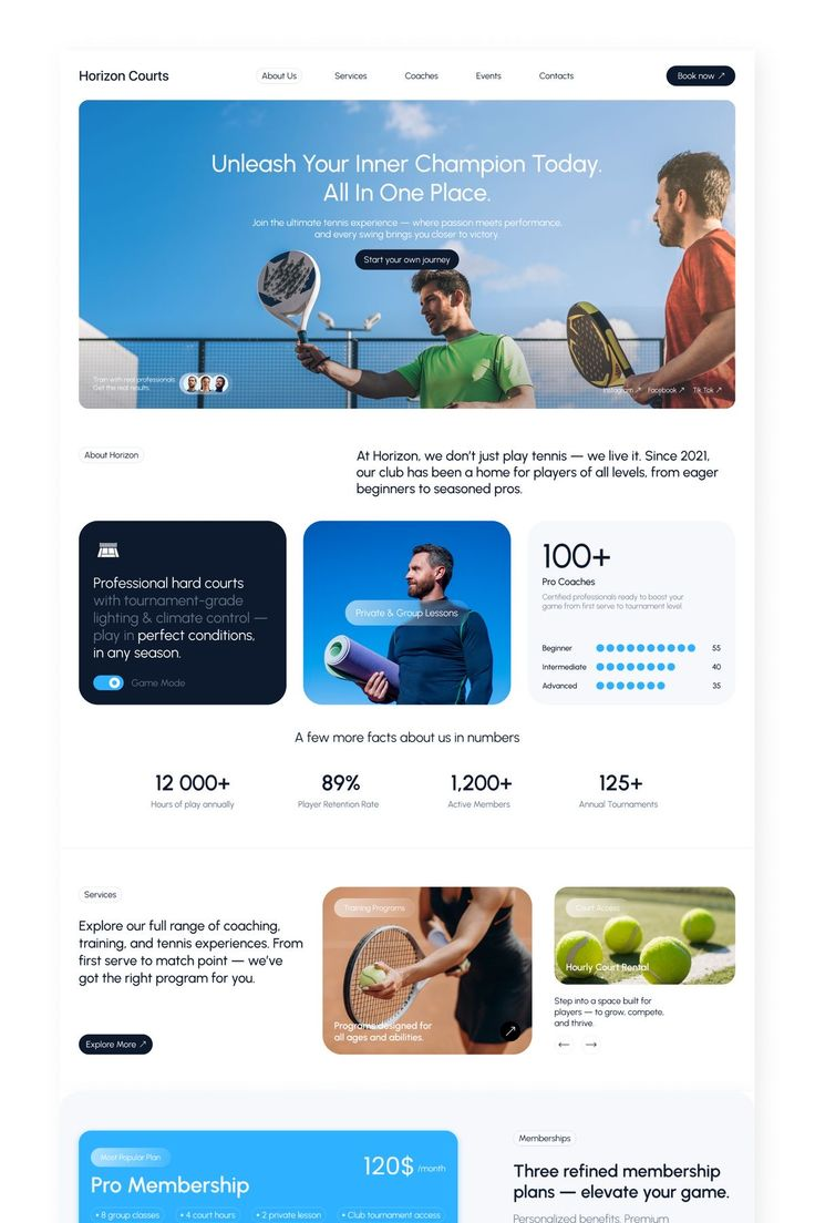 Horizon Courts - Tennis Club